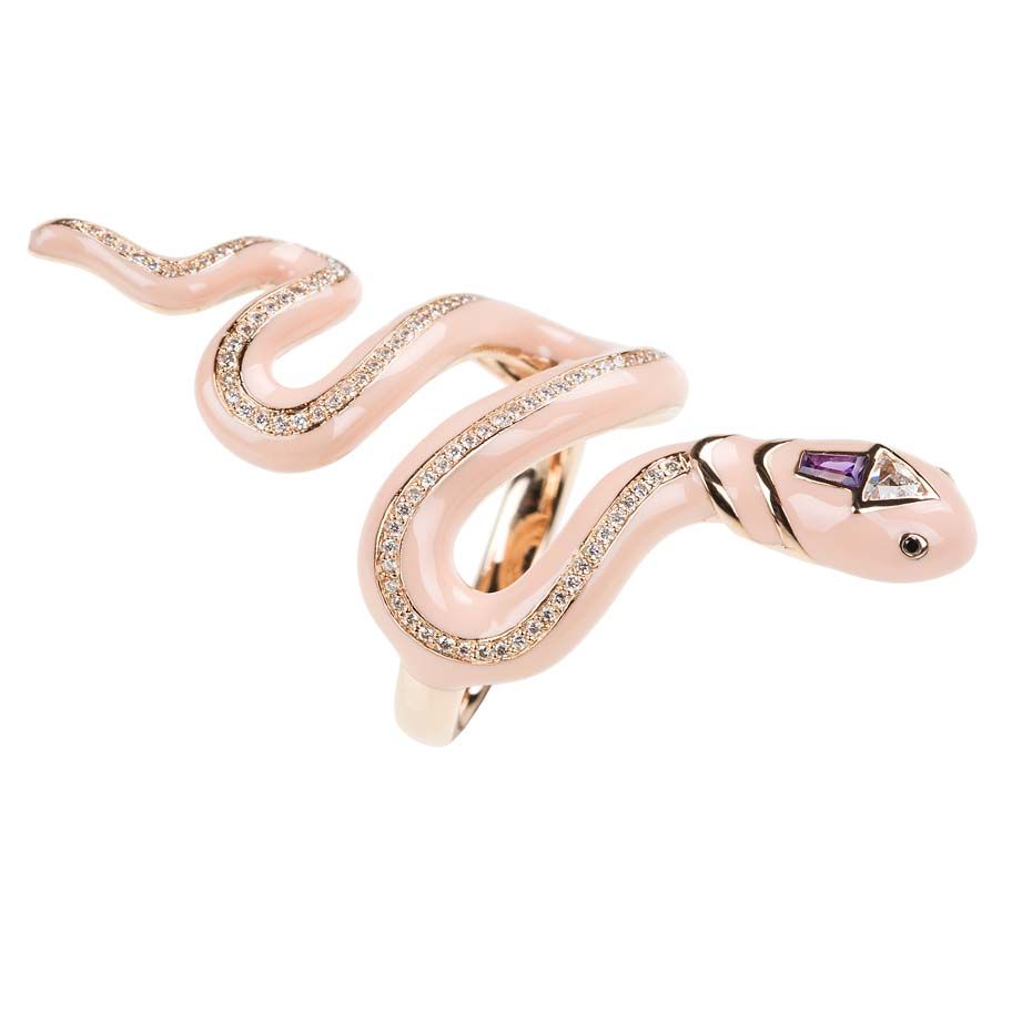 Basel_Snakes_Nikos Koulis_Medusa collection_pink snake ring.jpg