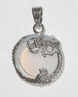 Роскошный кулон-оберег из лунного камня с драконом, изящное украшение по доступной цене